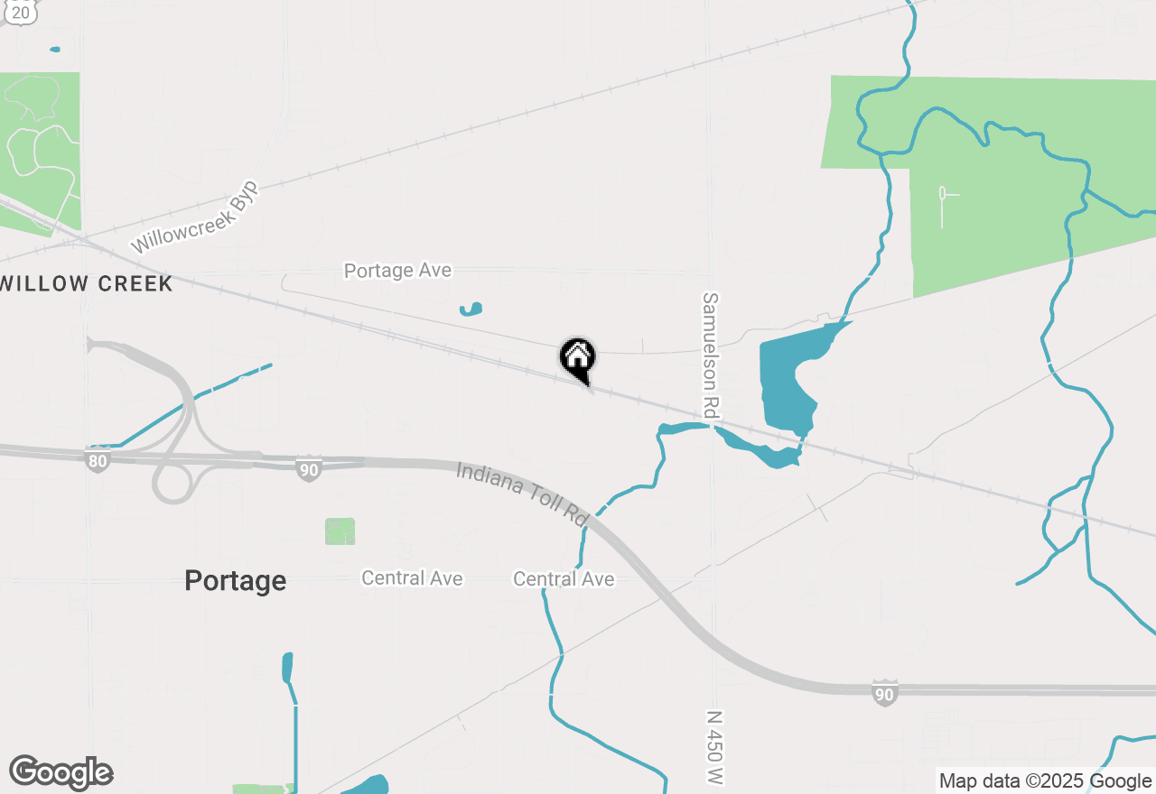 Map of 6604 Lakewood Avenue, Portage, IN 46368