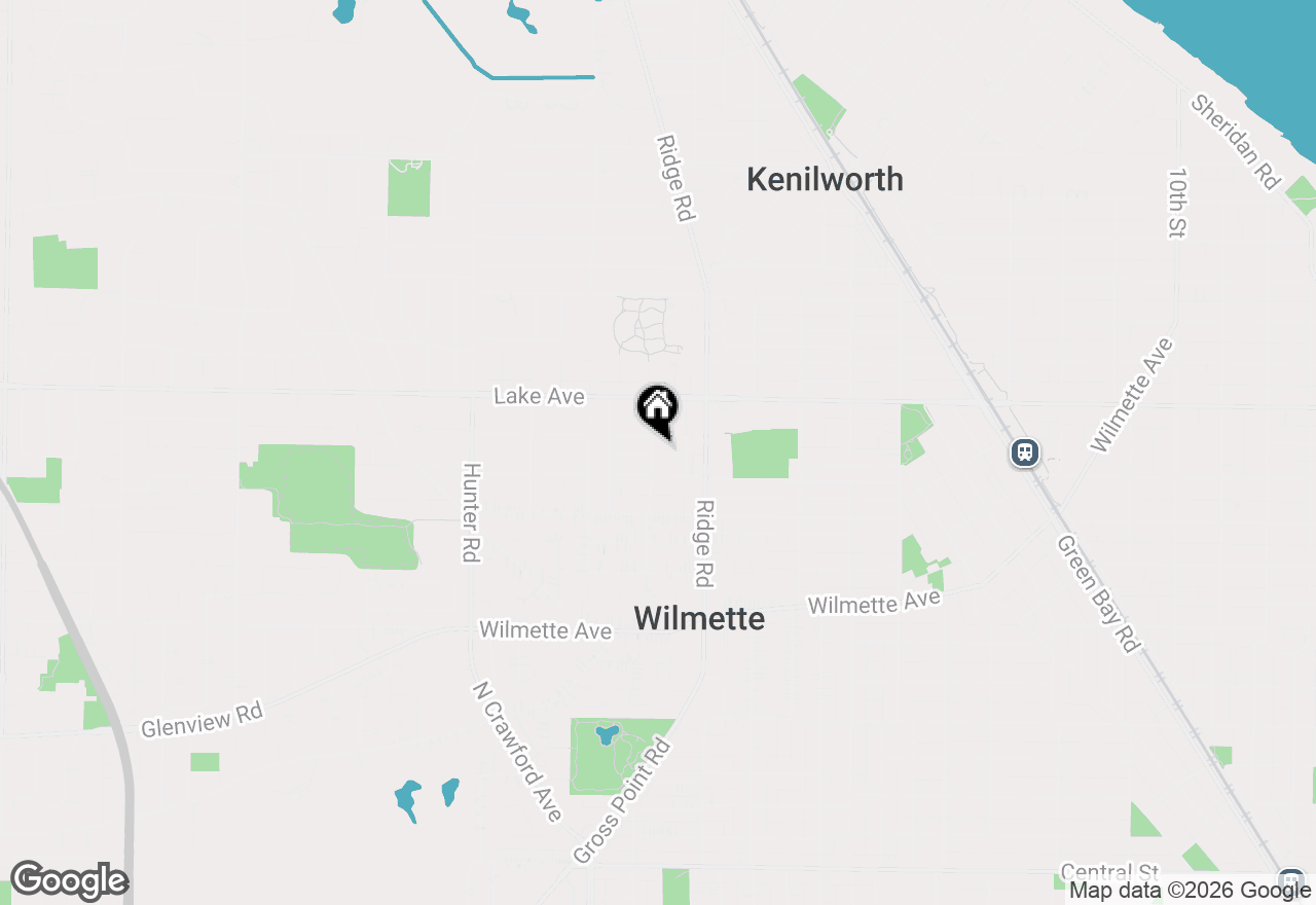 Map of 716 20th Street, Wilmette, IL 60091