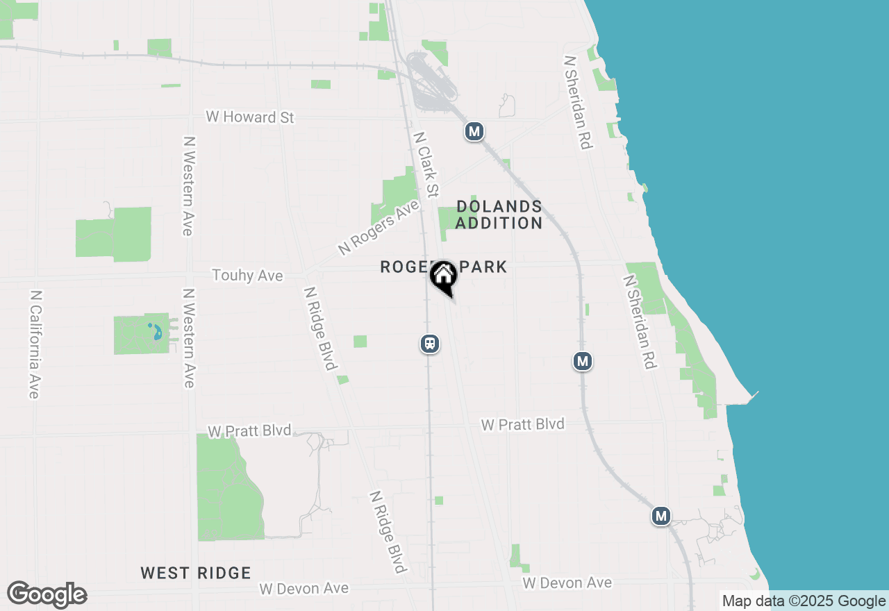 Map of 7064 N Clark Street #302, Chicago, IL 60626