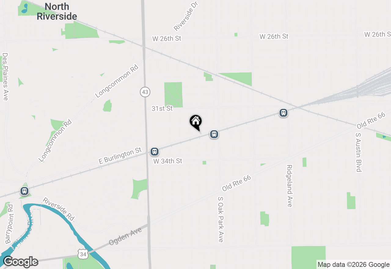 Map of 6915 Stanley Avenue, Berwyn, IL 60402