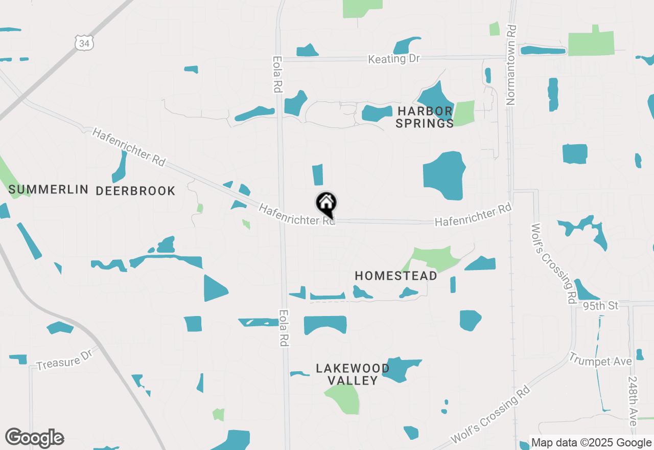 Map of 2540 Hillsboro Boulevard, Aurora, IL 60503