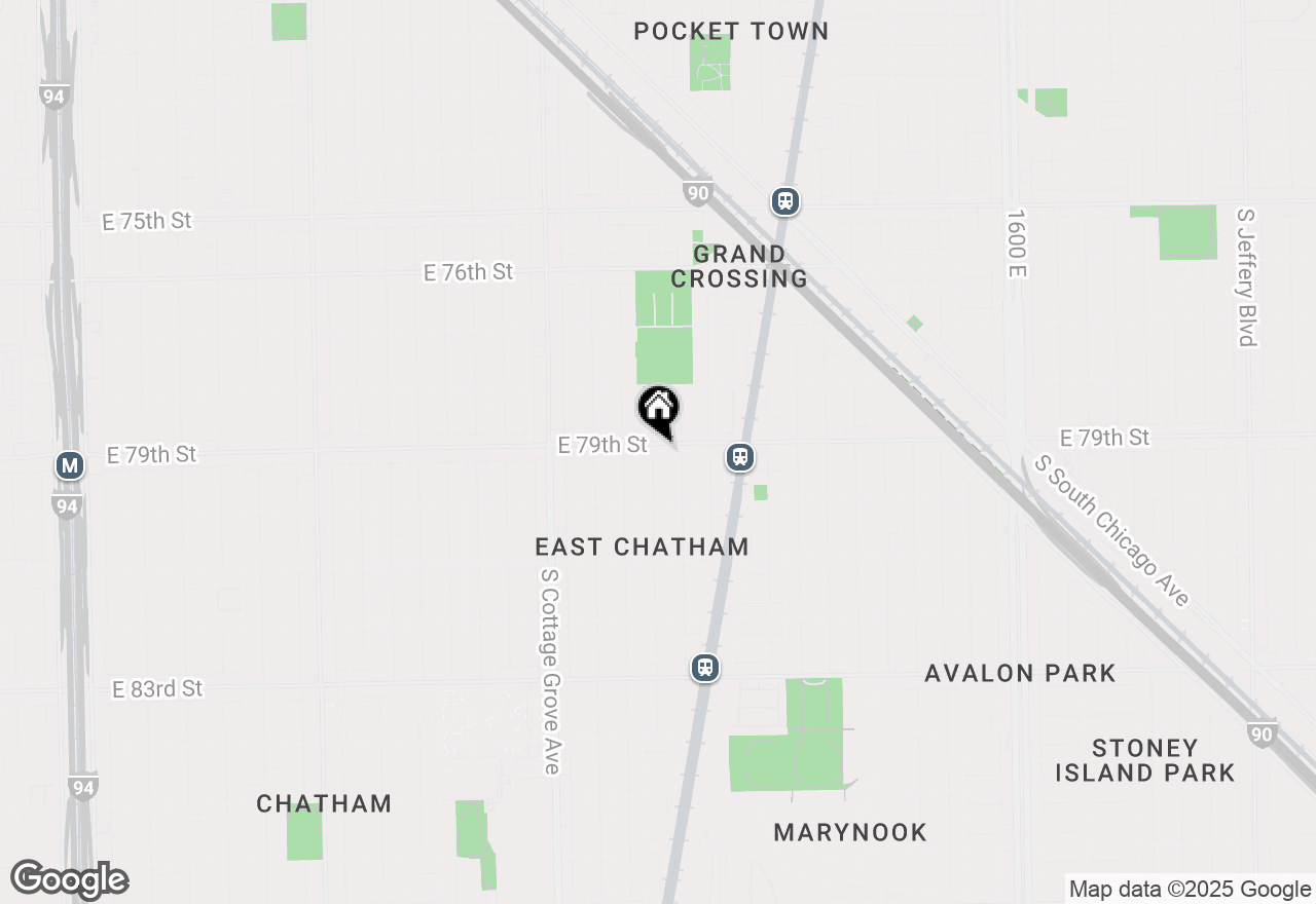 Map of 955 E 79th Street, Chicago, IL 60619
