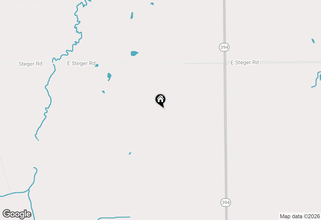 Map of 3575 Donovan Drive, Crete, IL 60417