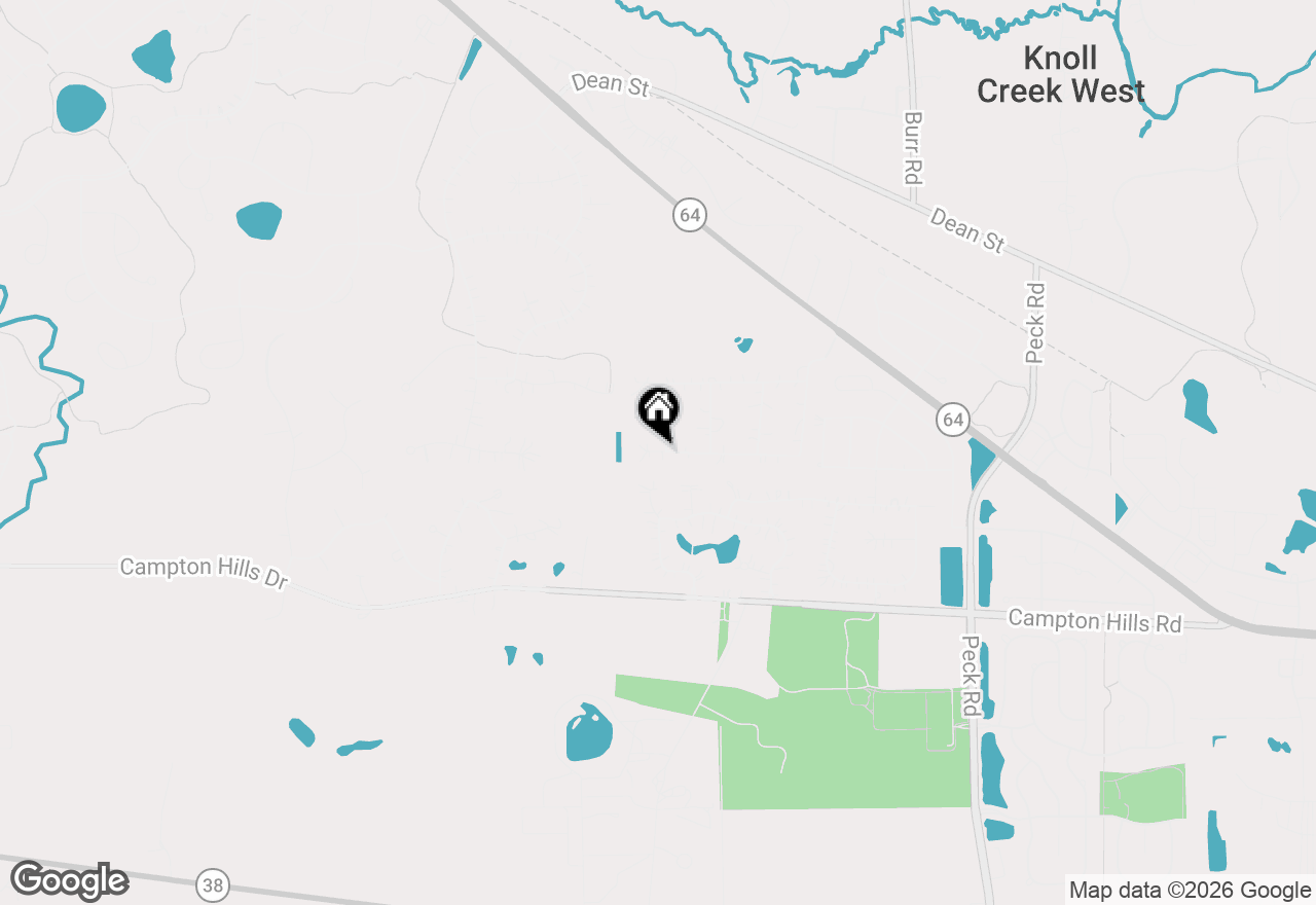 Map of 38W725 Sunset Drive, St. Charles, IL 60175