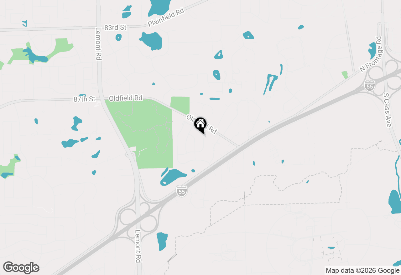 Map of 8920 Kilkenny Drive, Darien, IL 60561