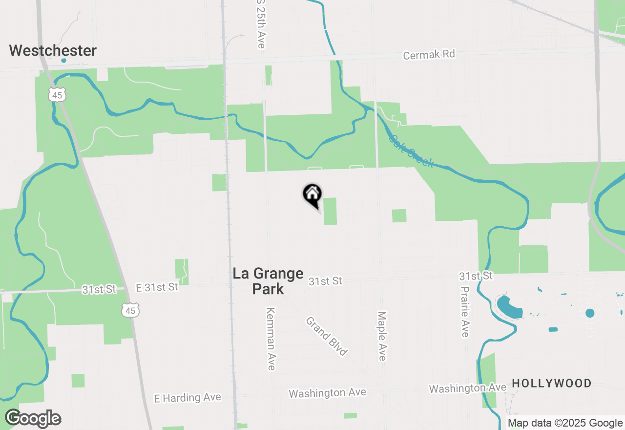 Map of 1417 Morgan Avenue, La Grange Park, IL 60526