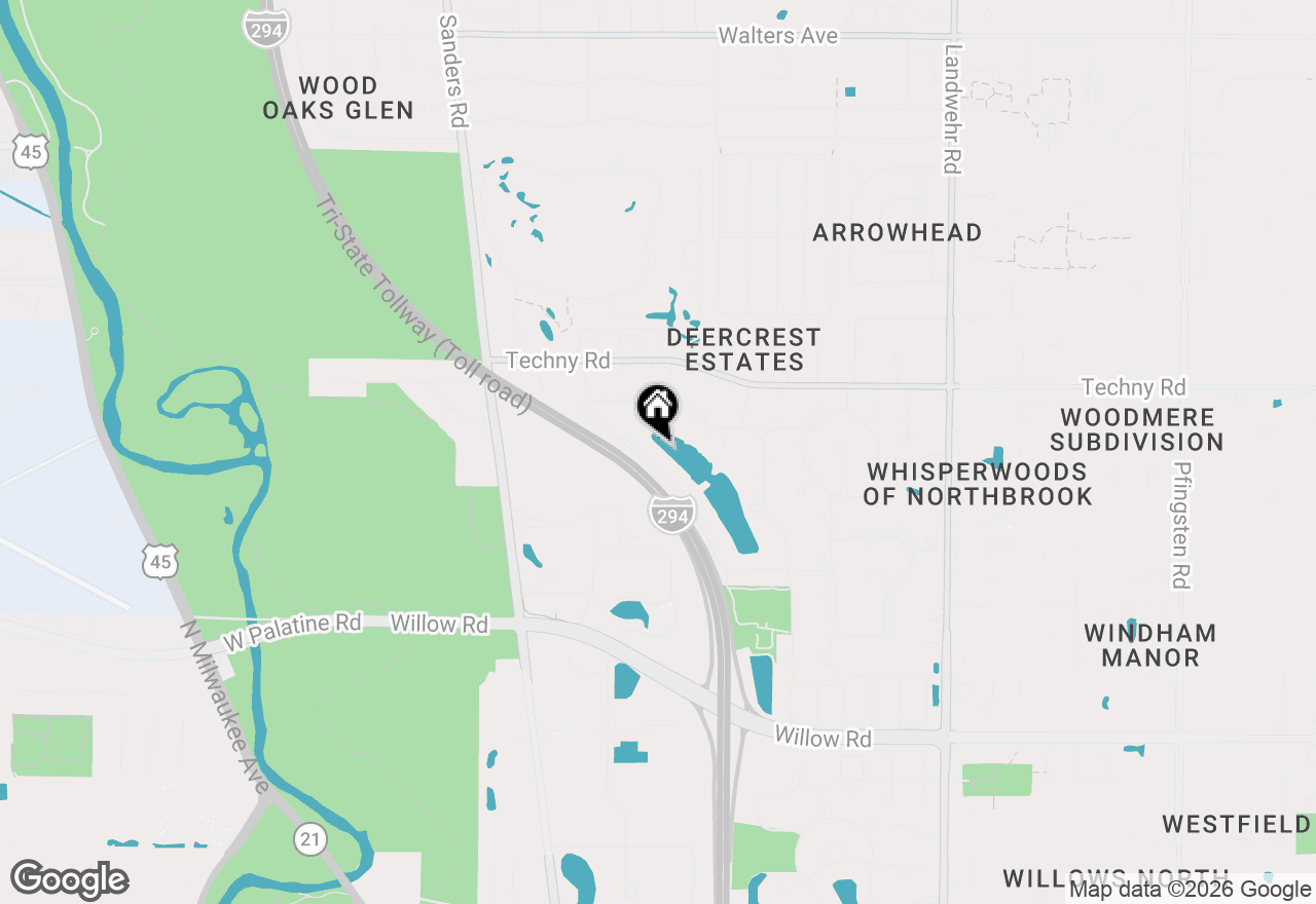 Map of 2149 Post Road, Northbrook, IL 60062