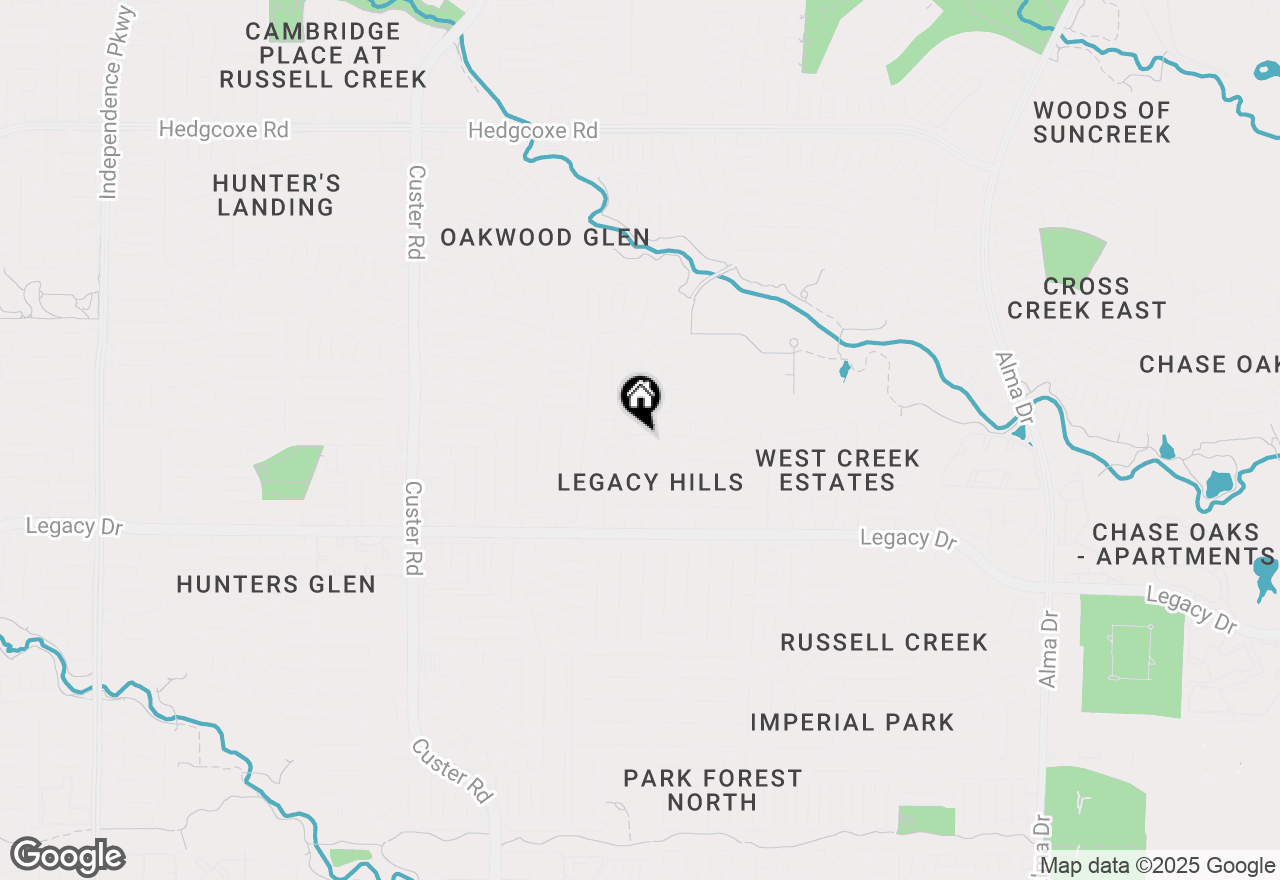 Map of 1801 Chester Drive, Plano, TX 75025