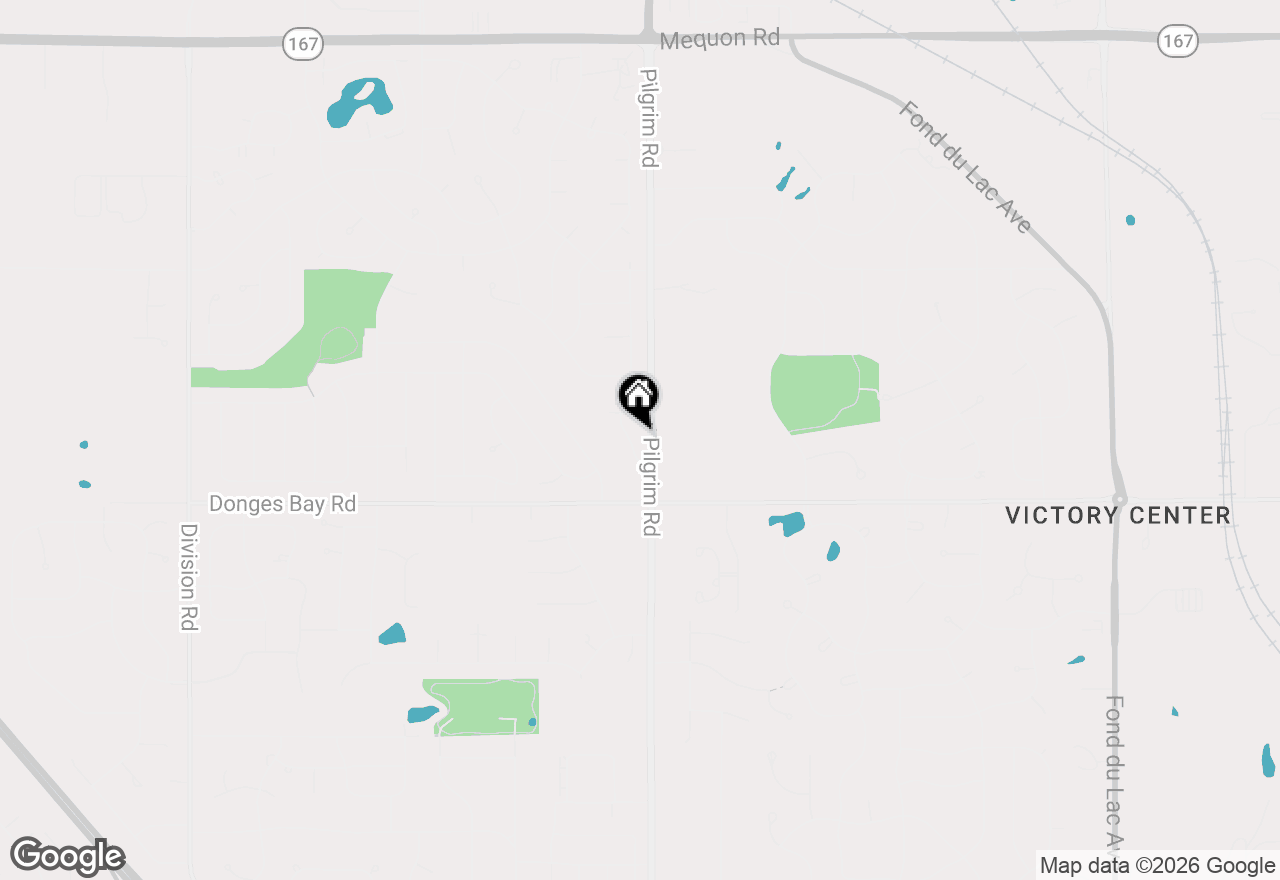 Map of W156N10506 Jefferson Ln, Germantown, WI 53022