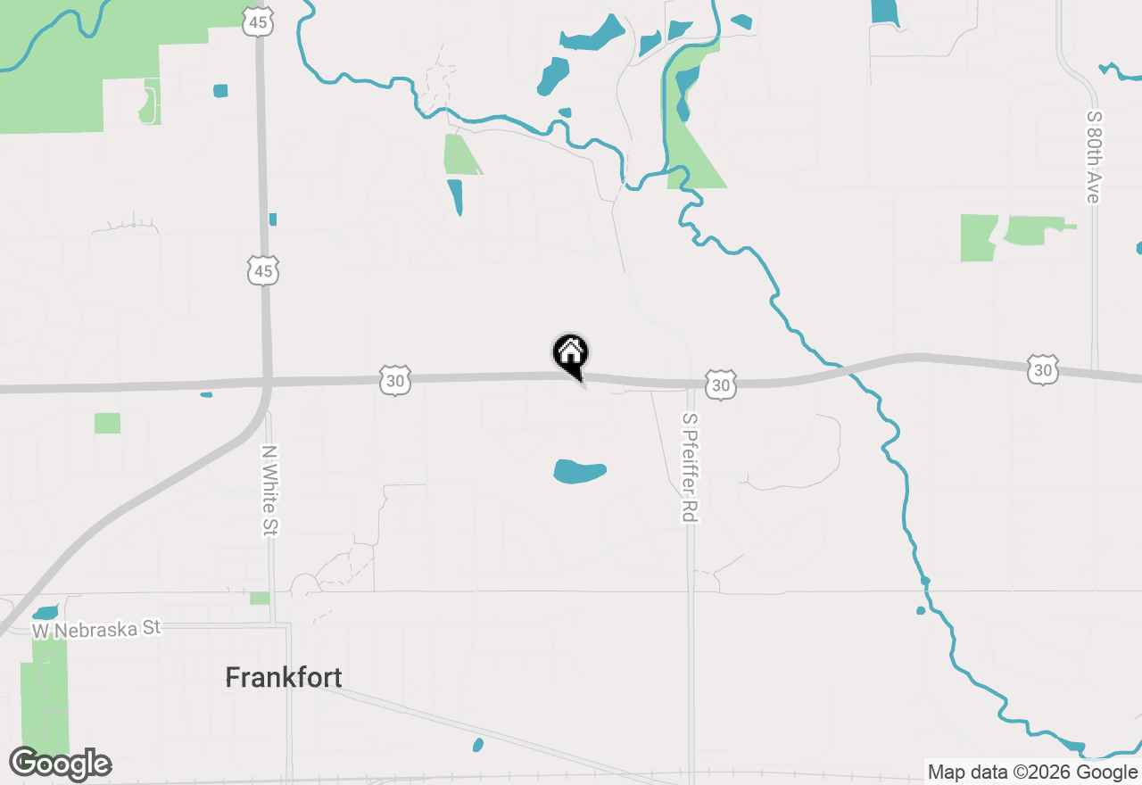 Map of 8966 Jeanie Lane, Frankfort, IL 60423