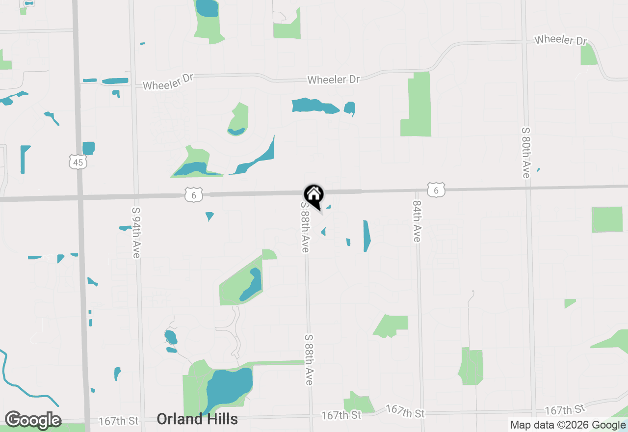 Map of 16001 S 88th Avenue #204, Orland Park, IL 60462