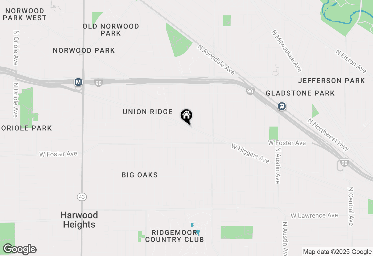 Map of 5258 N Nashville Avenue #GNW, Chicago, IL 60656