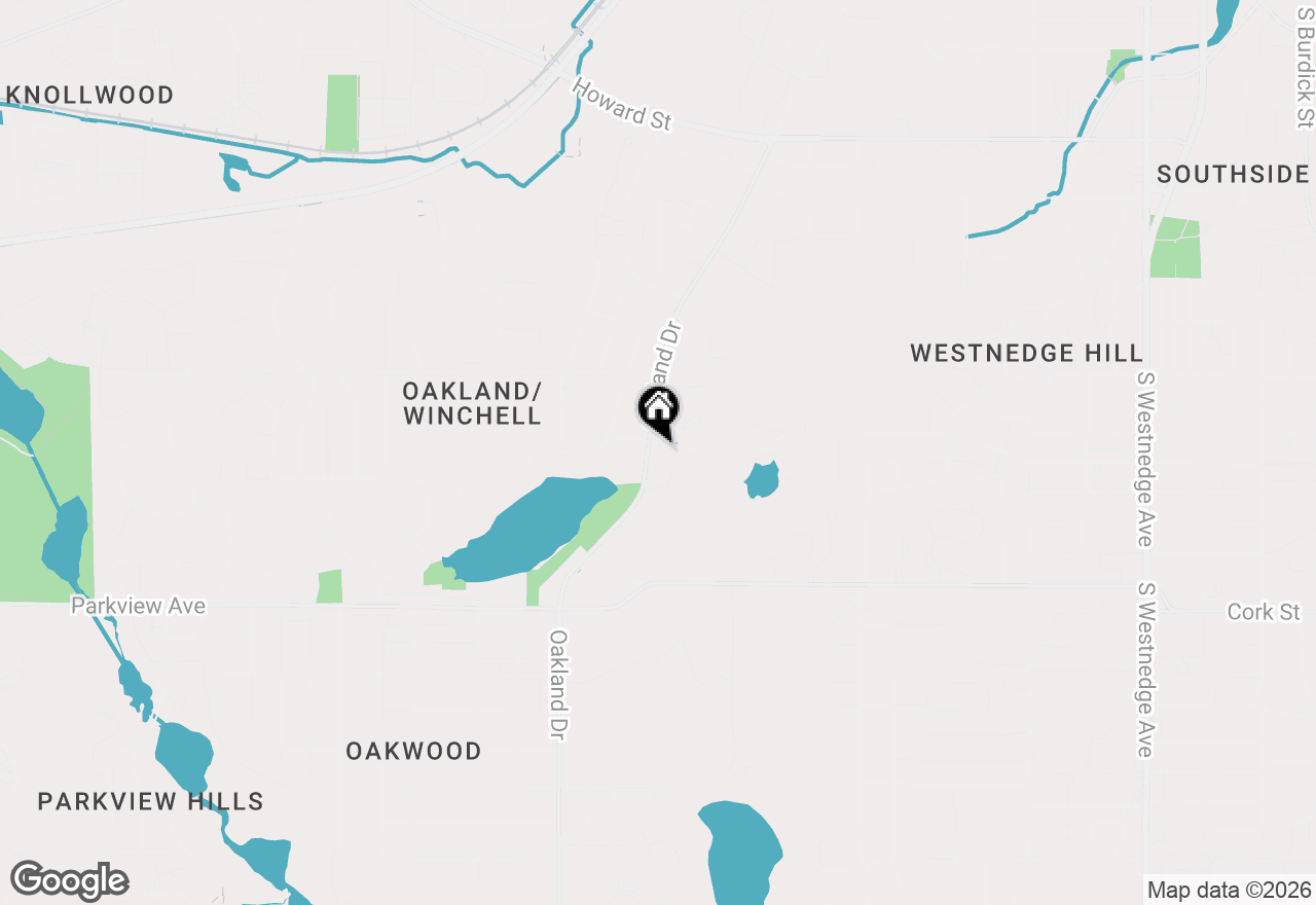 Map of 1761 Chevy Chase Boulevard, Kalamazoo, MI 49008