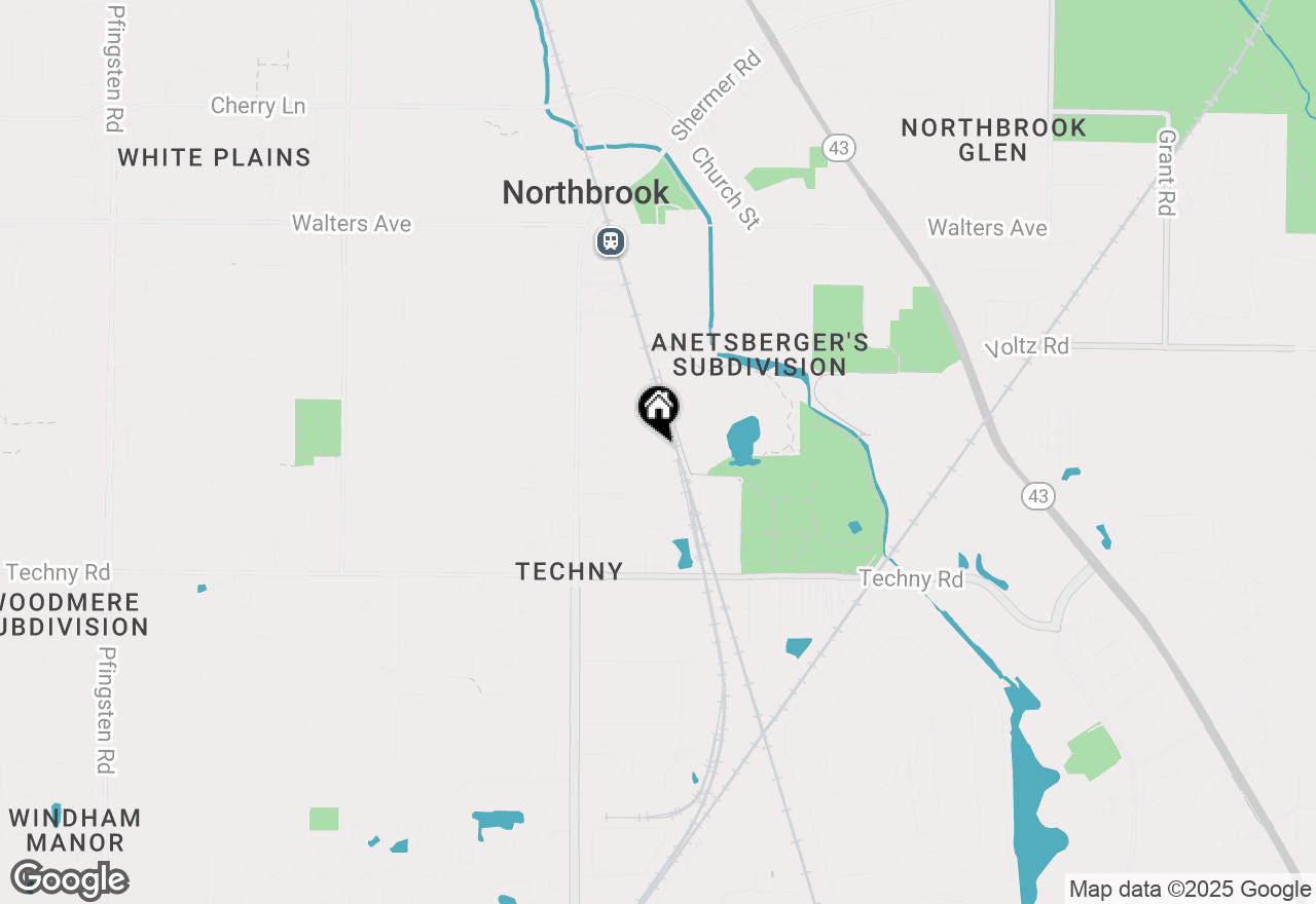Map of 1781 Tudor Lane #308, Northbrook, IL 60062