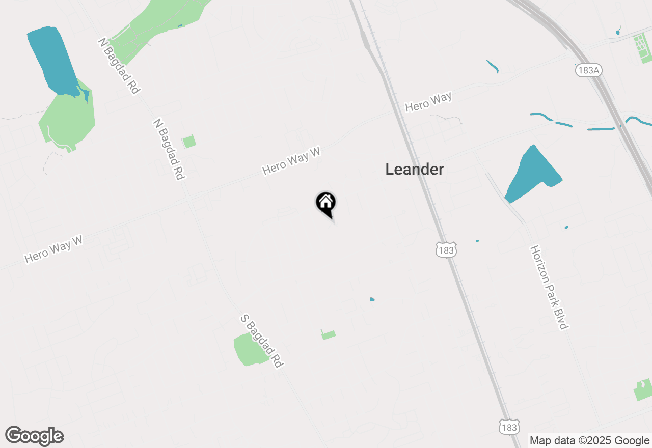 Map of 205 Bluebonnet Trl, Leander, TX 78641