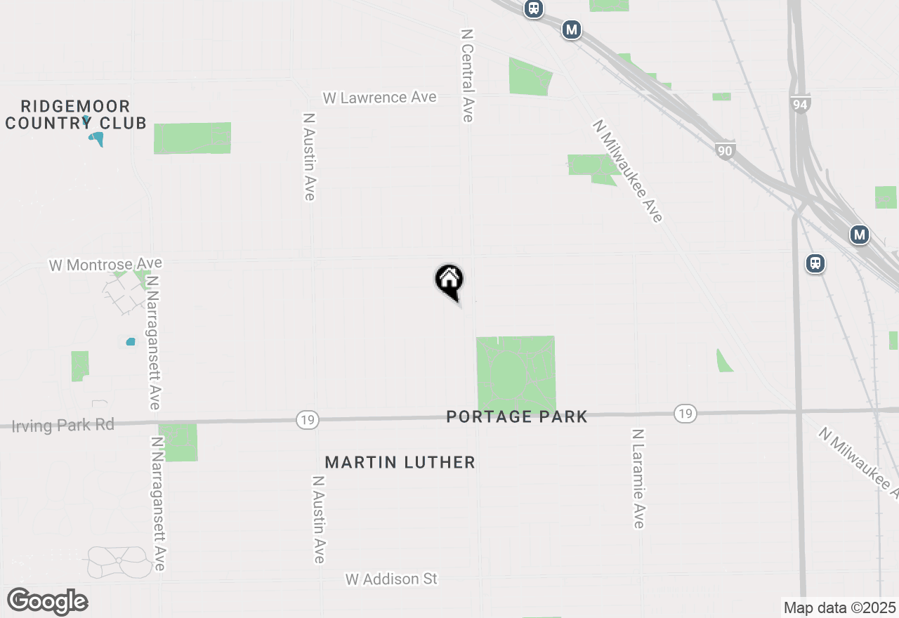 Map of 4240 N Parkside Avenue, Chicago, IL 60634