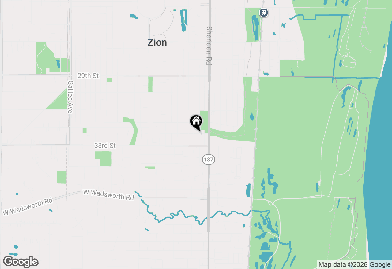 Map of 3212 Elisha Avenue, Zion, IL 60099