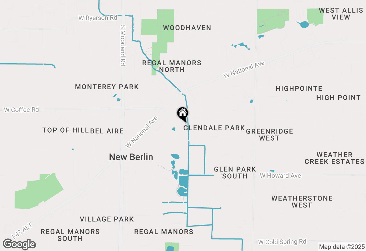 Map of 14900 W Wilbur Dr #1204, New Berlin, WI 53151