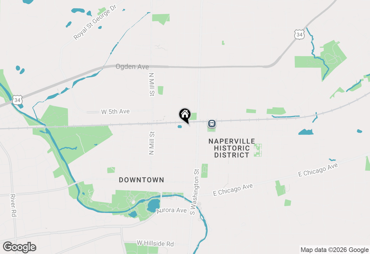 Map of 324 Big Rail Avenue, Naperville, IL 60540