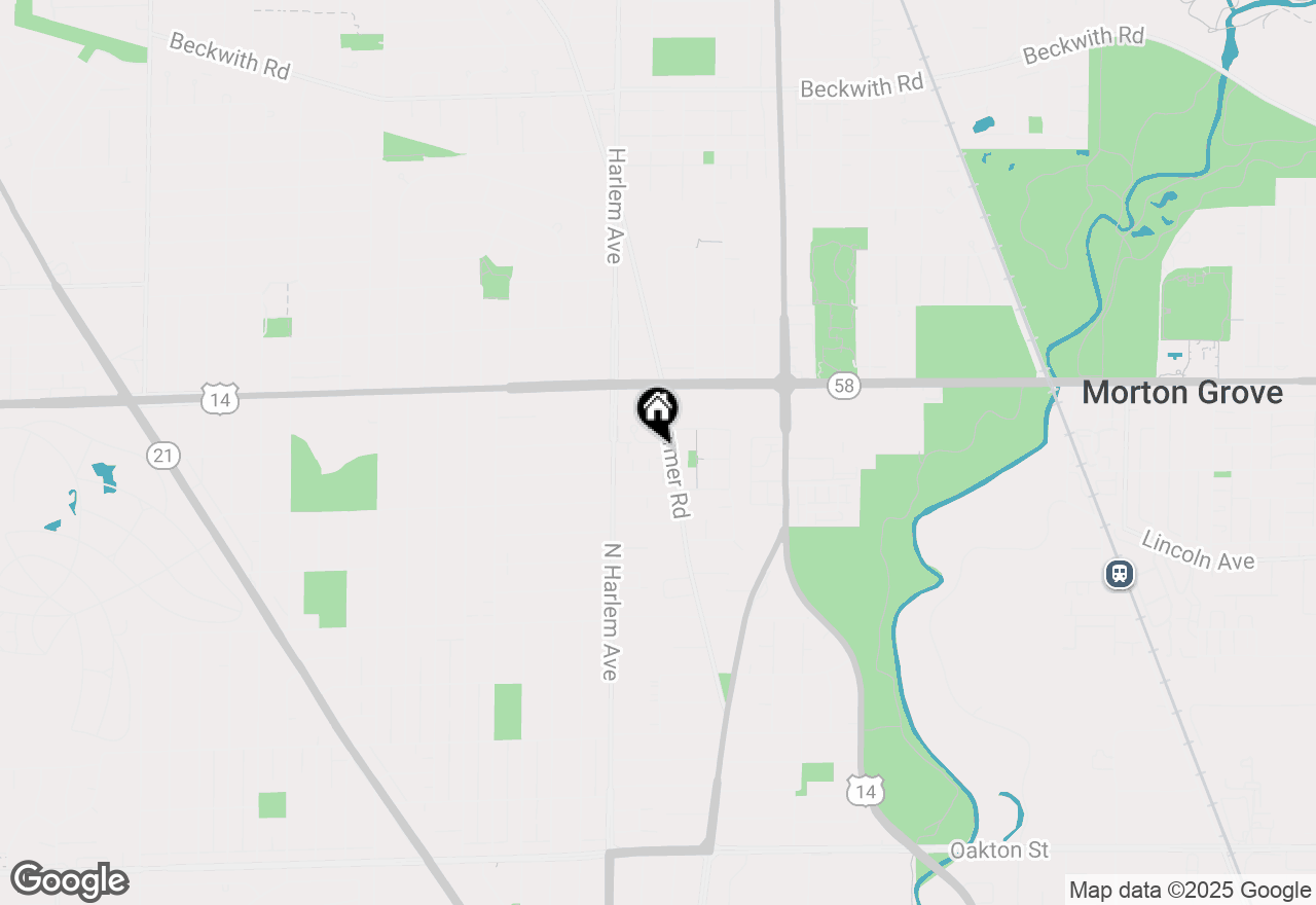 Map of 8650 N Shermer Road #102, Niles, IL 60714