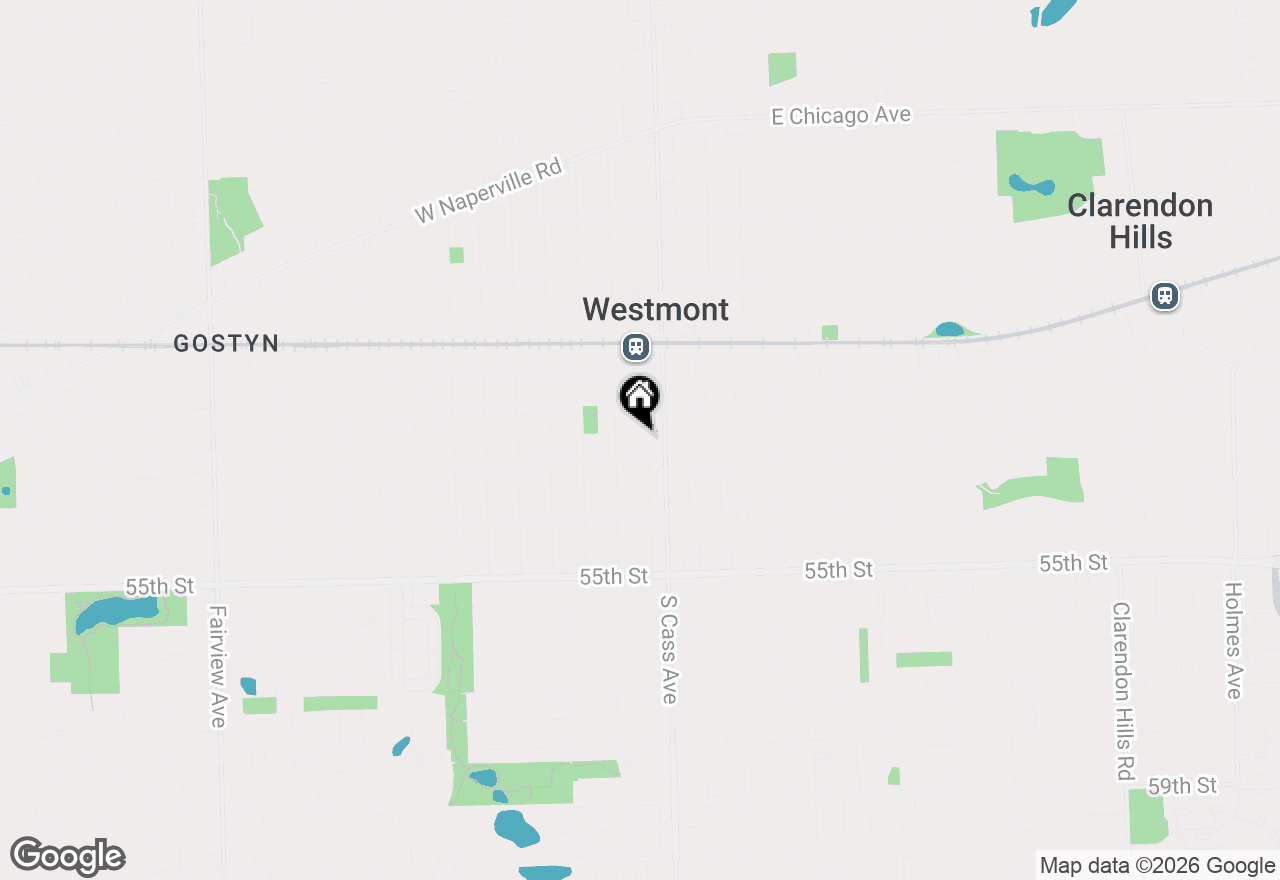 Map of 127 S Lincoln Street, Westmont, IL 60559