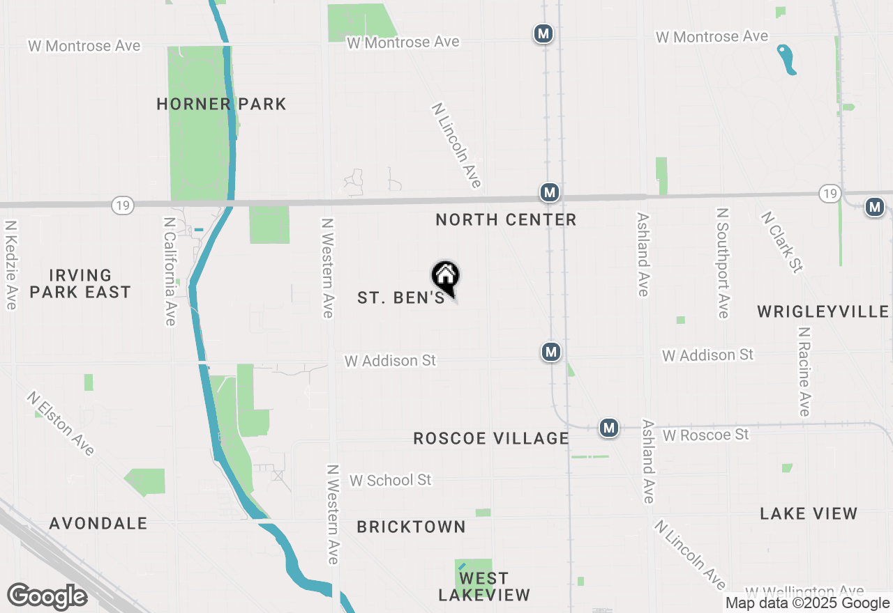 Map of 3716 N Hoyne Avenue #1, Chicago, IL 60618