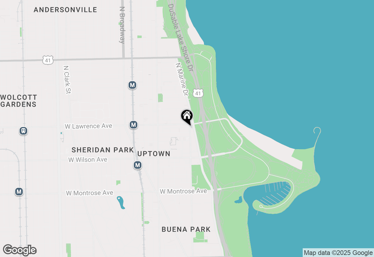 Map of 804 W Lakeside Street #301, Chicago, IL 60640