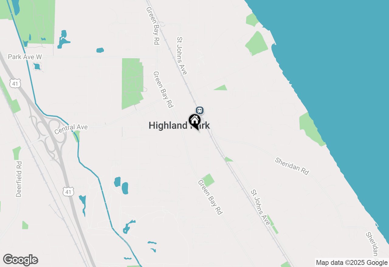 Map of 1560 Oakwood Avenue #205, Highland Park, IL 60035