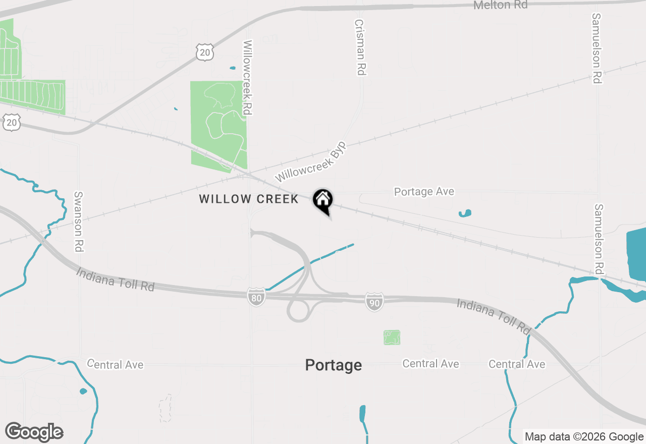 Map of 2309 Dunewood Street, Portage, IN 46368