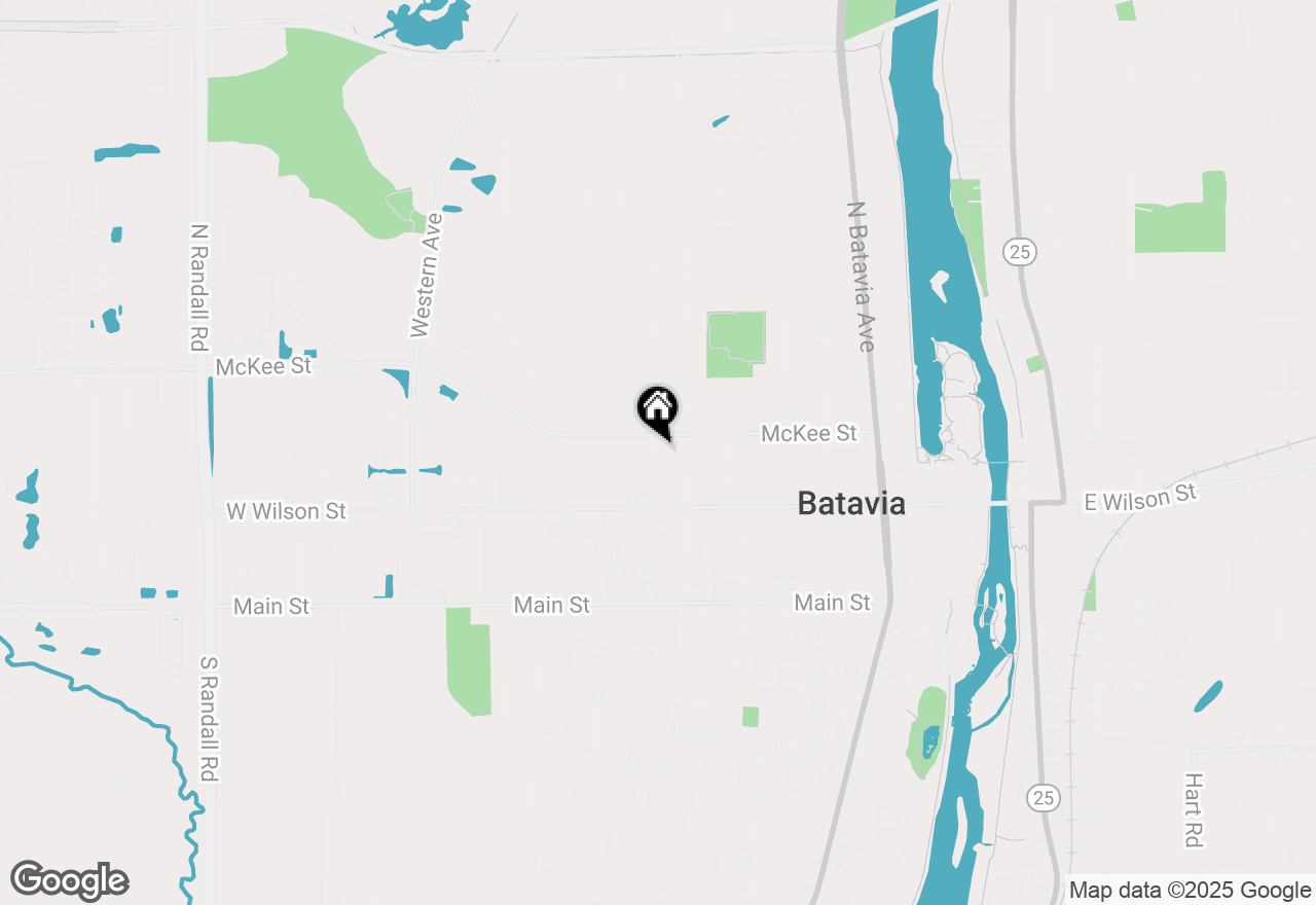 Map of 118 N Van Nortwick Avenue, Batavia, IL 60510