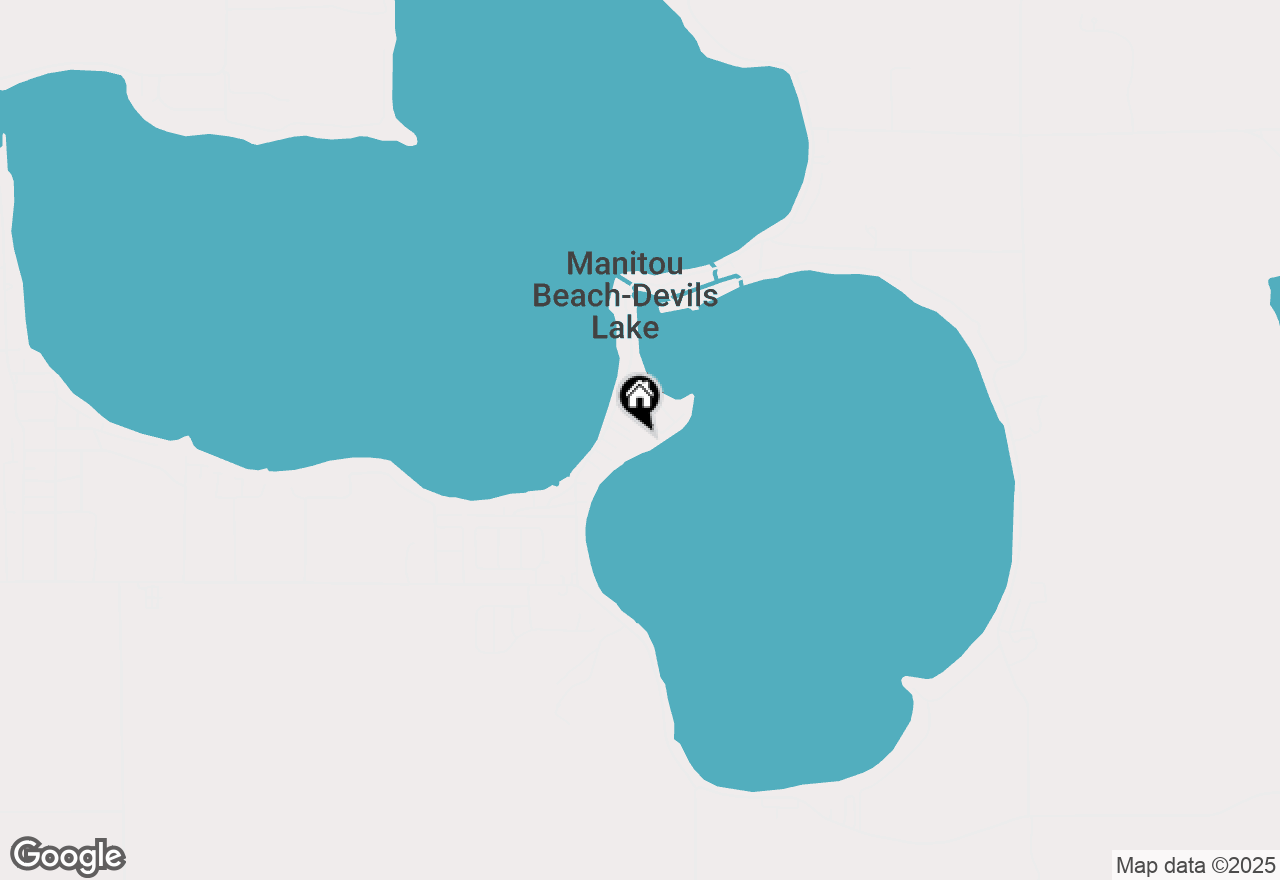 Map of 2449 Peachtree Court, Manitou Beach, MI 49253