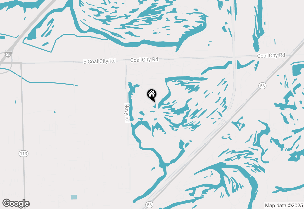 Map of 134 Fossil Lake Road, Wilmington, IL 60481