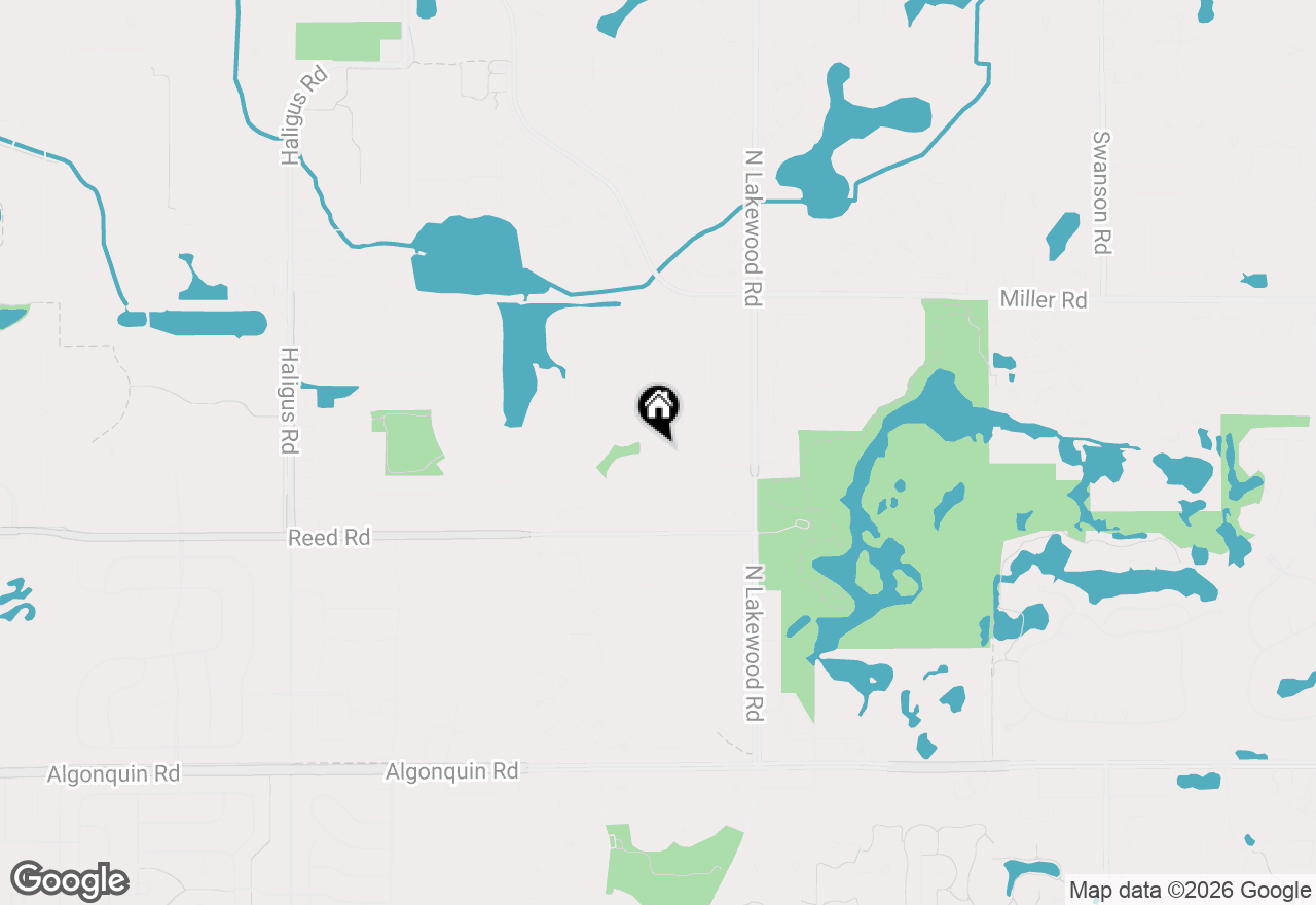 Map of 4840 Bordeaux Drive, Lake In The Hills, IL 60156