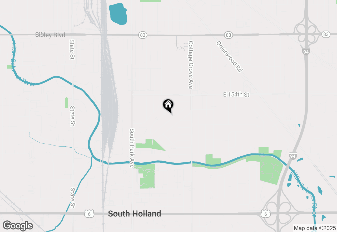 Map of 657 Orchid Drive, South Holland, IL 60473