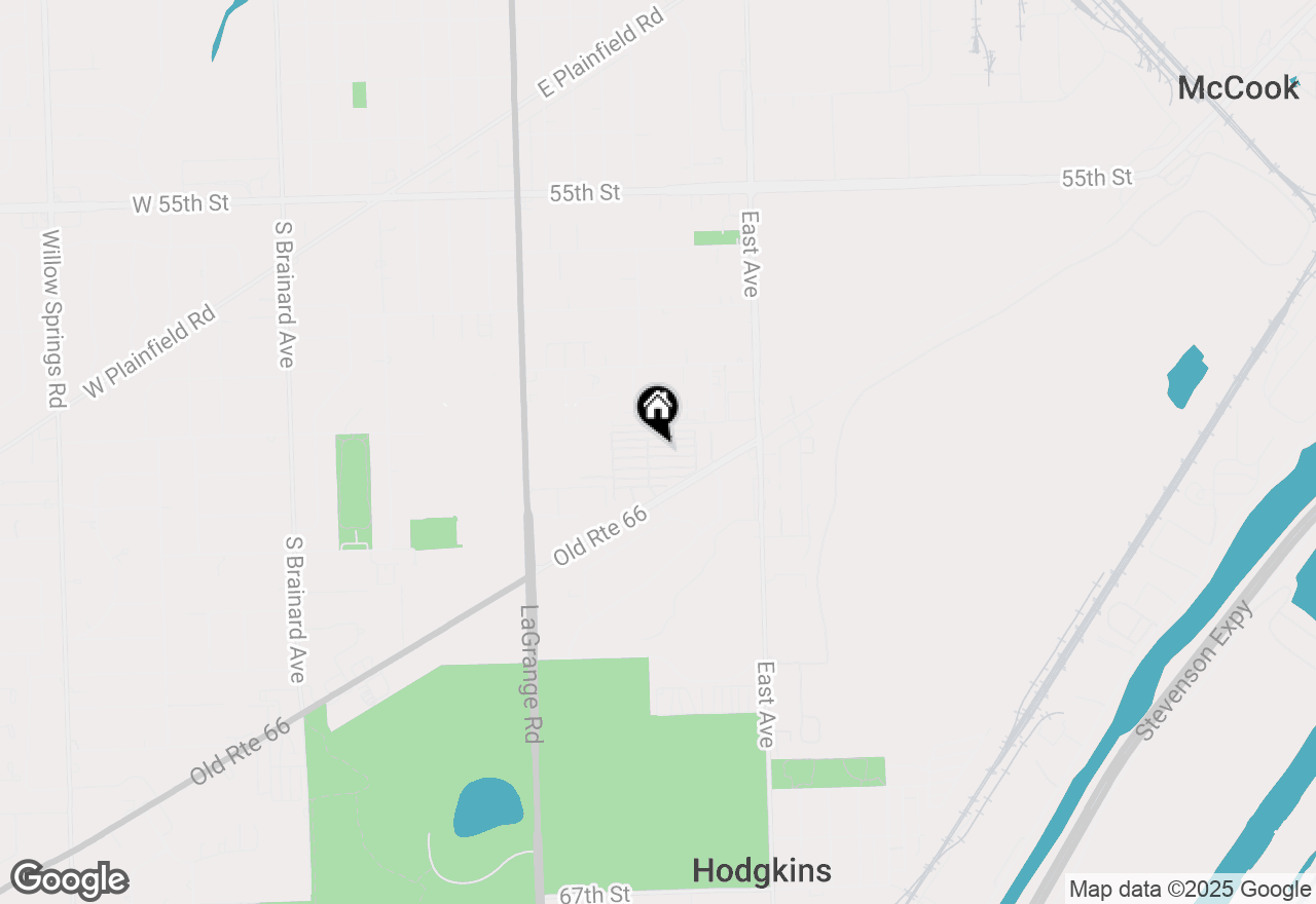 Map of 32 Elm Street, Countryside, IL 60525