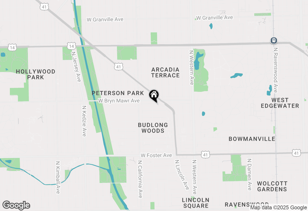 Map of 2654 W Gregory Street, Chicago, IL 60625