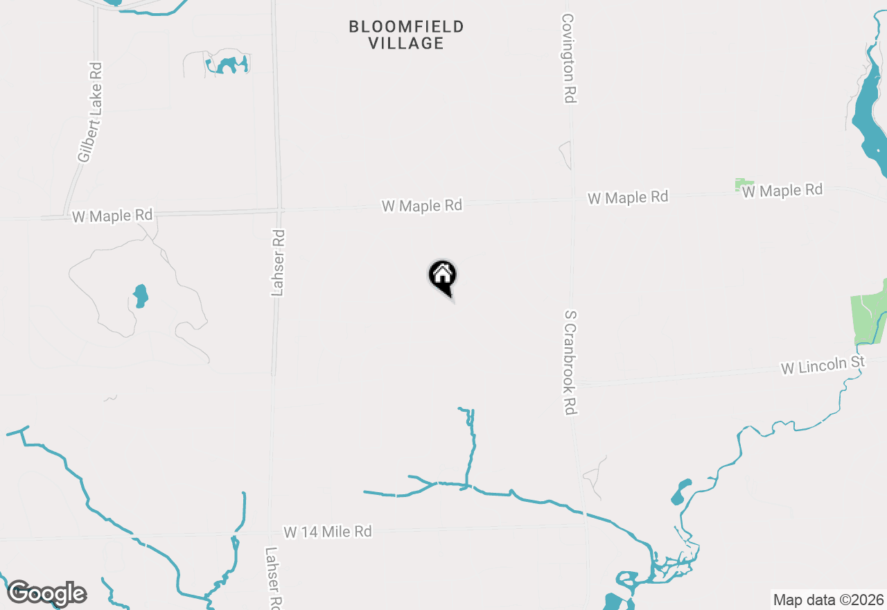 Map of 2985 Summervale Lane, Bloomfield Hills, MI 48301