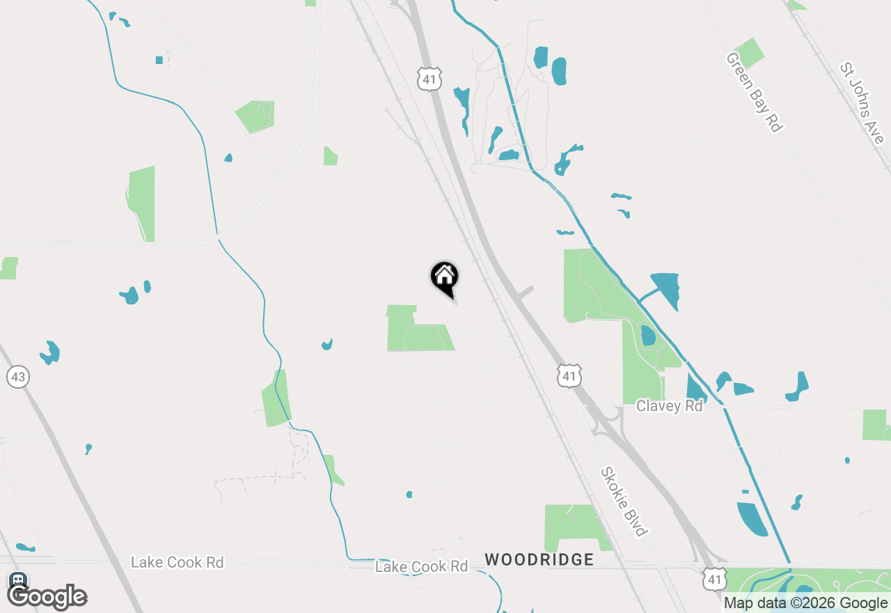 Map of 645 Ridge Road, Highland Park, IL 60035