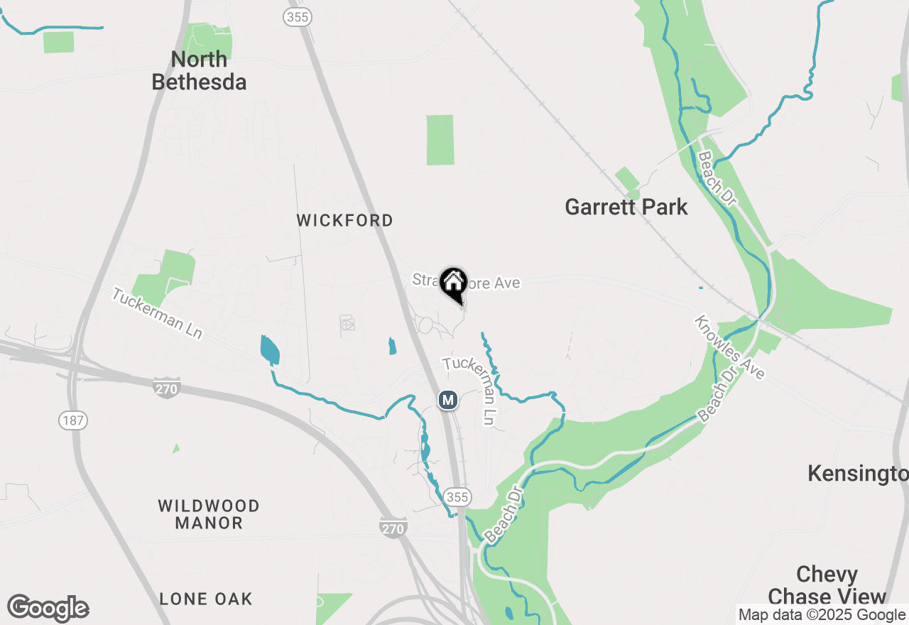 Map of 10817 Symphony Park Drive, North Bethesda, MD 20852