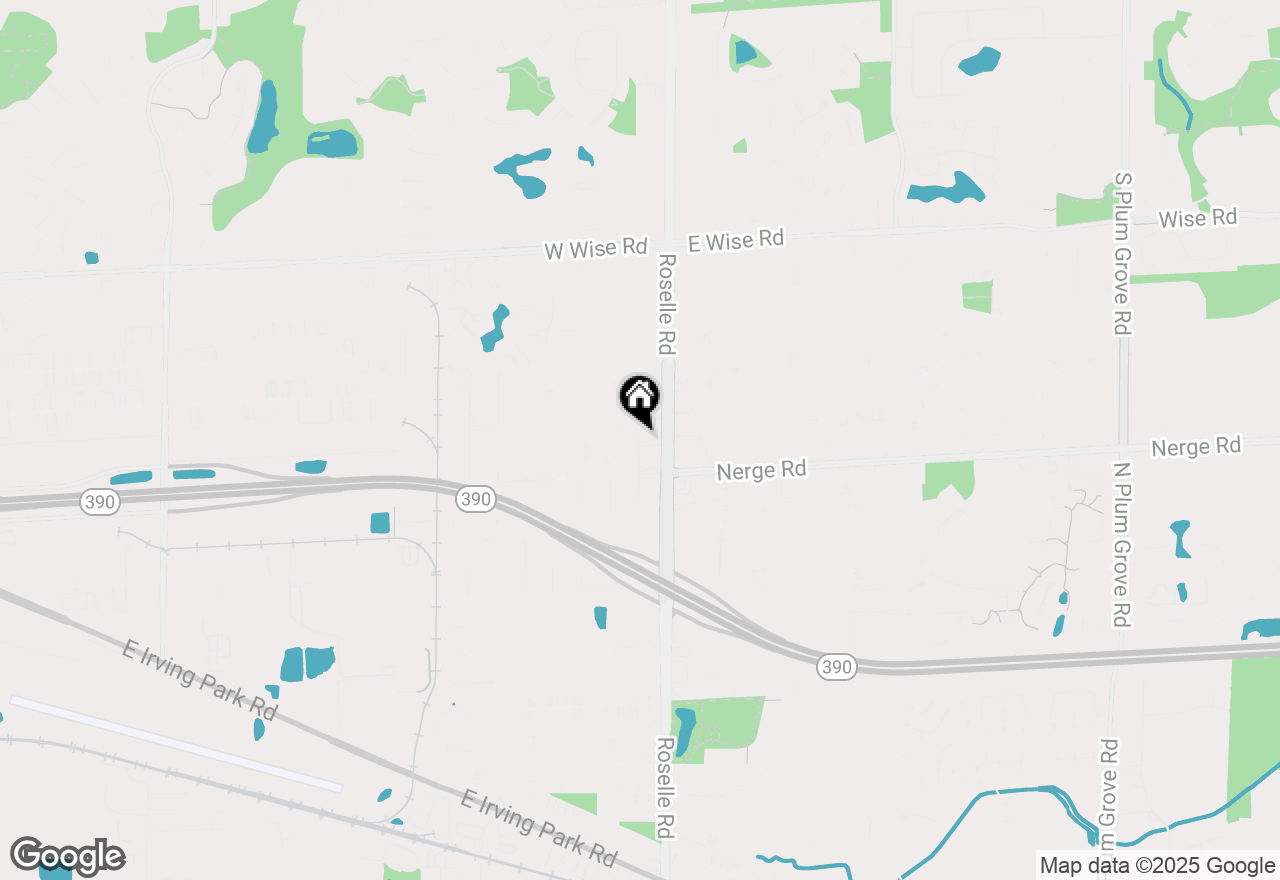 Map of 1630 LOT 4 Myrtle  Park Street, Roselle, IL 60172