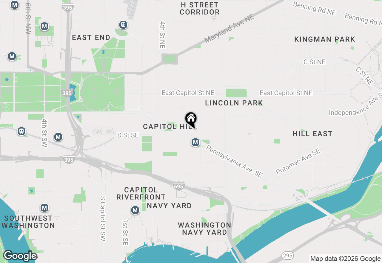 Map of 323 7th Street Se, Washington, DC 20003