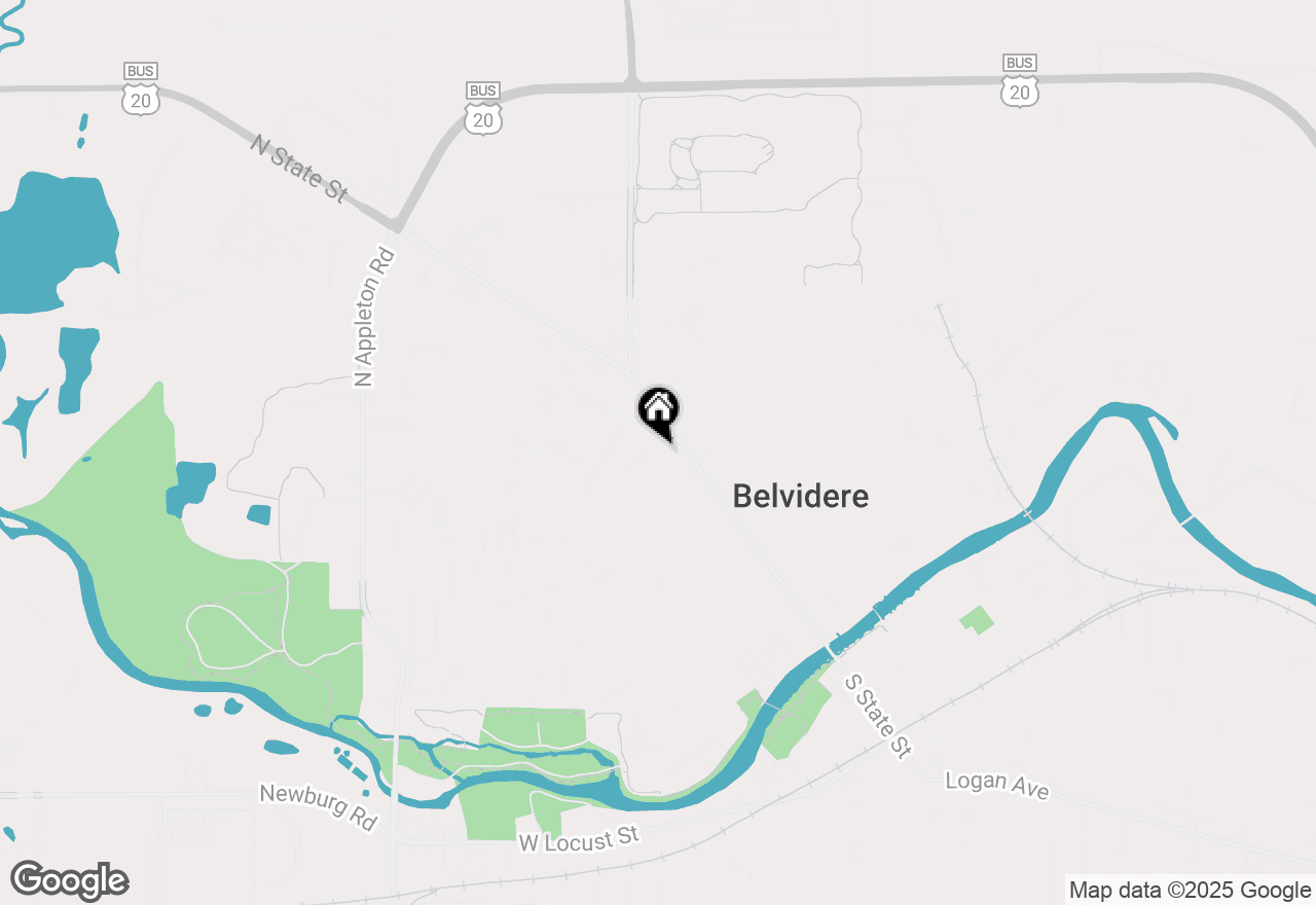 Map of 120 W Macomb Street, Belvidere, IL 61008