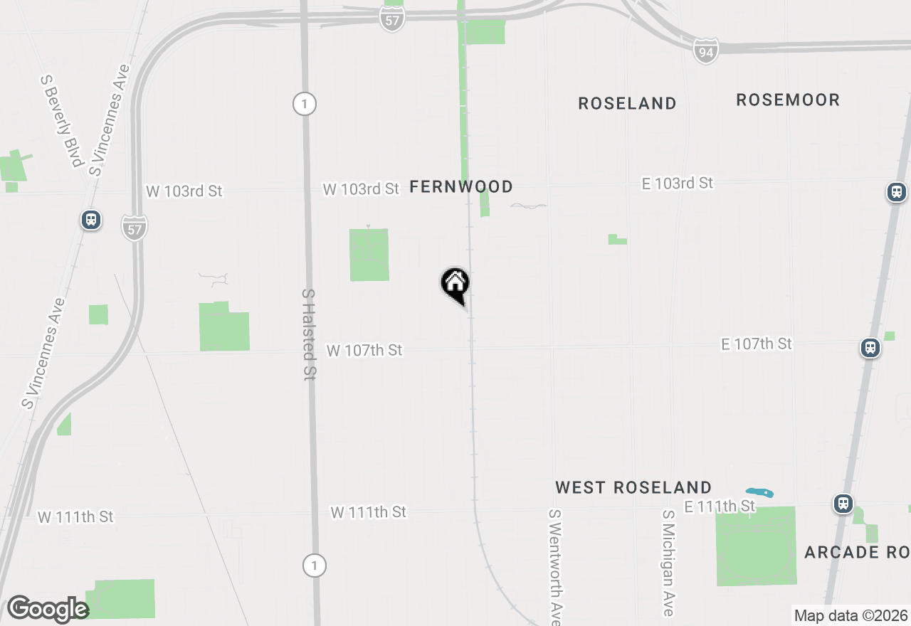 Map of 10605 S Eggleston Avenue, Chicago, IL 60628