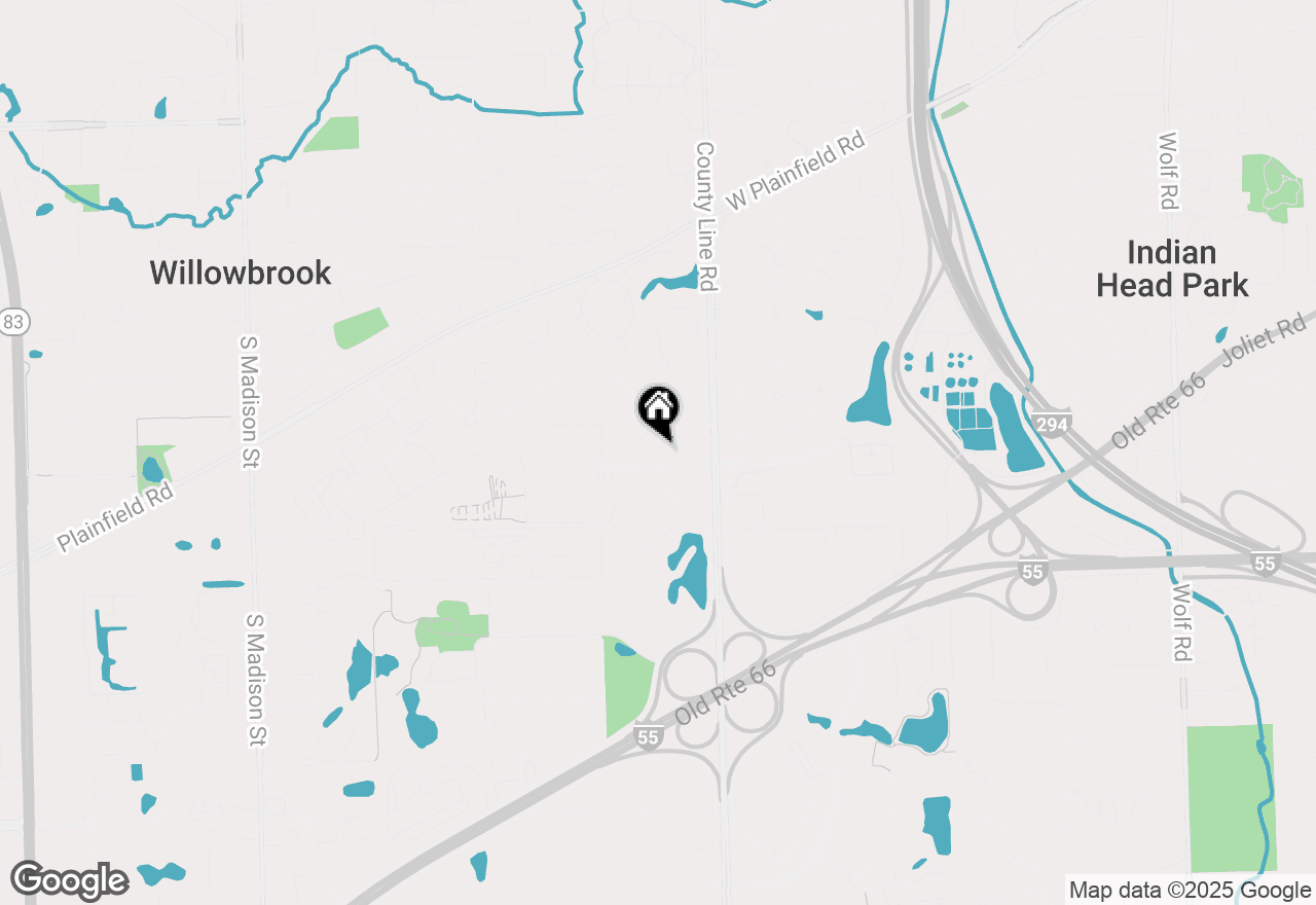 Map of 6916 Fieldstone Drive, Burr Ridge, IL 60527