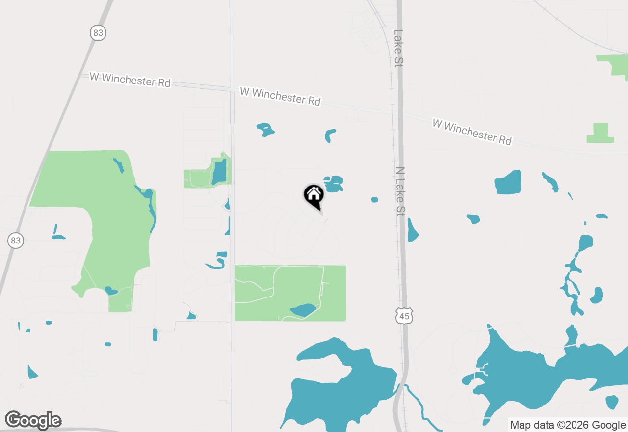 Map of 510 Ambria Drive, Mundelein, IL 60060