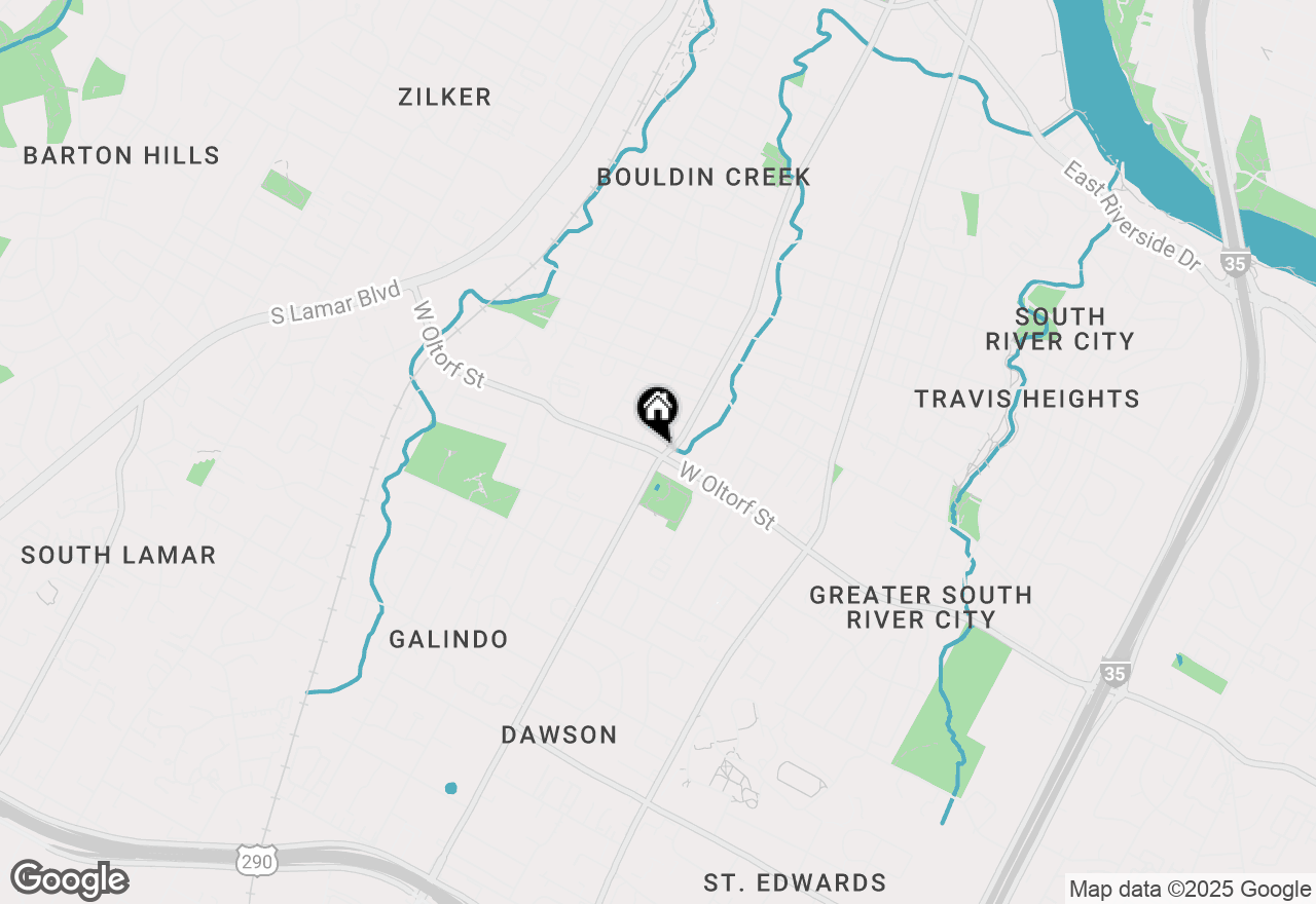 Map of 608 W Oltorf St #A, Austin, TX 78704