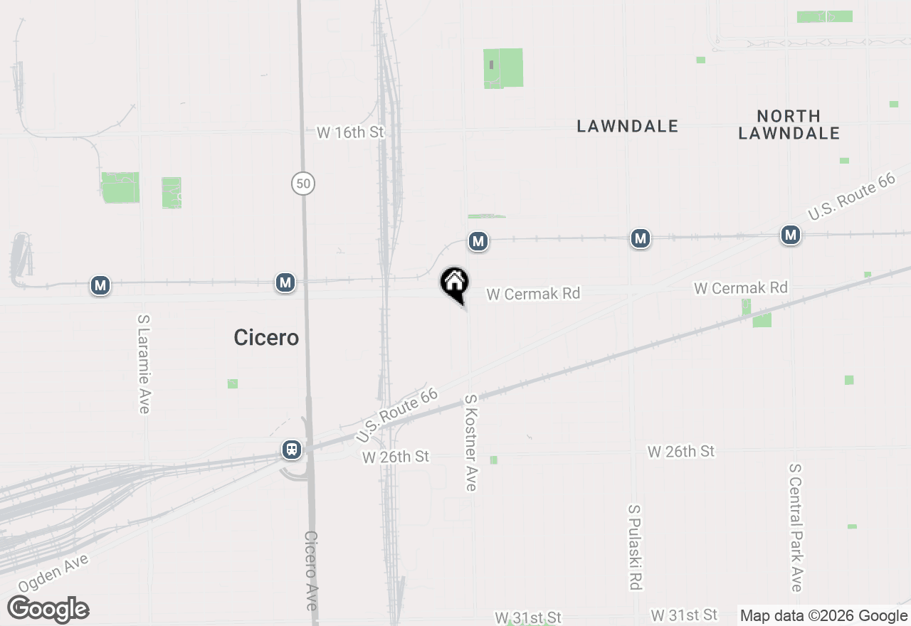 Map of 2225 S Kenneth Avenue, Chicago, IL 60623
