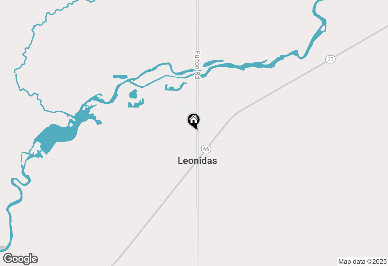 Map of 53170 Fulton Road, Leonidas, MI 49066