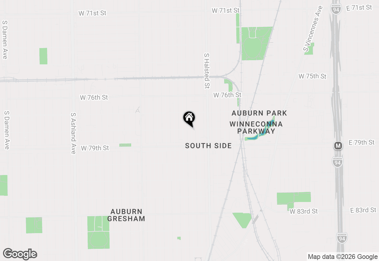 Map of 7800 S Peoria Street, Chicago, IL 60620