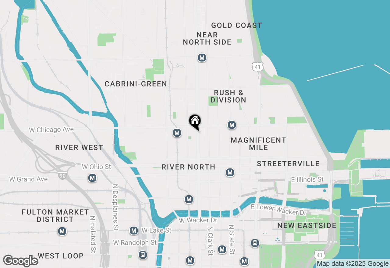 Map of 150 W Superior Street #1106, Chicago, IL 60654
